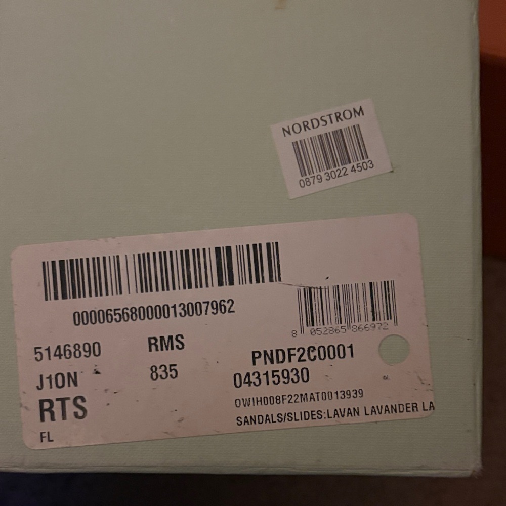 Off-White Purple Transparent Sandals - image 8